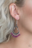 Babe Alert - Purple earring
