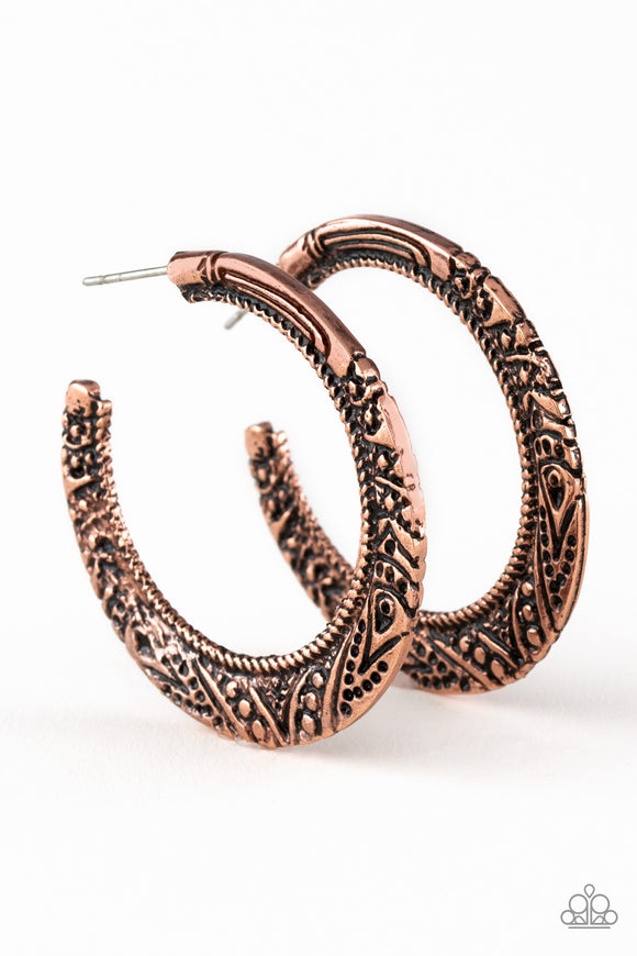 Rumba Rendezvous - Copper Earring