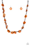 Waikiki Winds - Orange Necklace