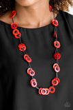 Waikiki Winds - Red Necklace