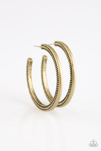This Is My Tribe - Brass Earring