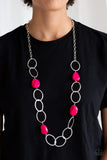 Modern Day Malibu - Pink Necklace