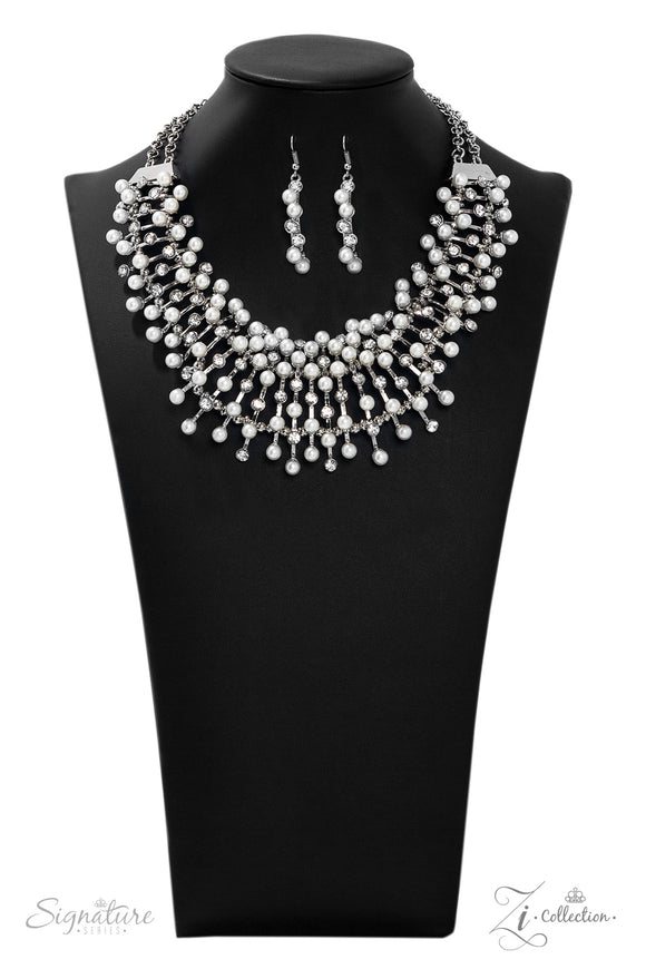 The Leanne 2019-Paparazzi Exclusive Zi Collection Necklace and Matching Earring