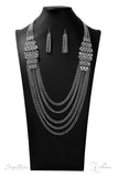 The Erika 2019-Paparazzi Exclusive Zi Collection Necklace and Matching Earring
