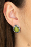 Boldly Beaded - Green earring