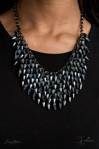 The Heather-2020 Paparazzi Exclusive Zi Collection Necklace and Matching Earring
